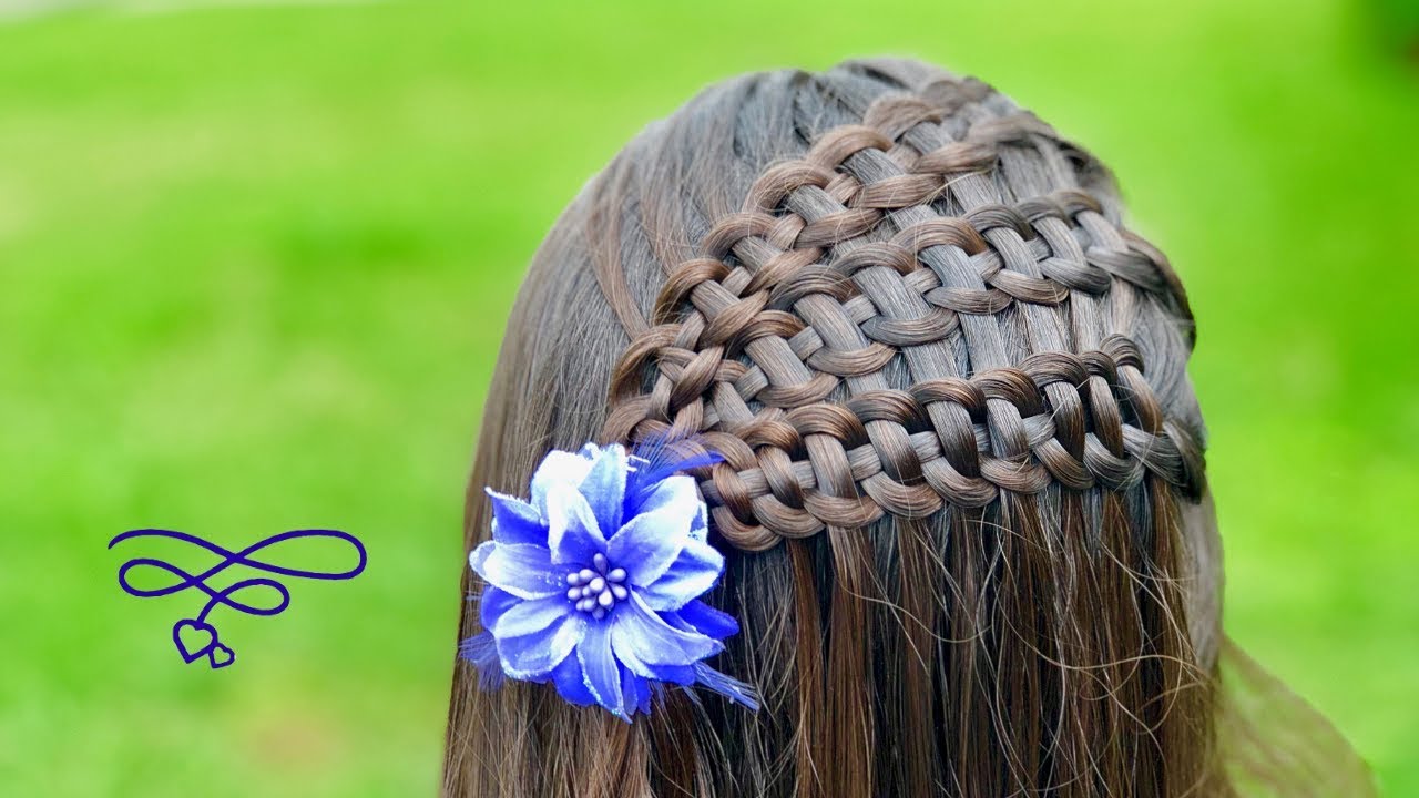Four Strand Slide Up Waterfall Braid
