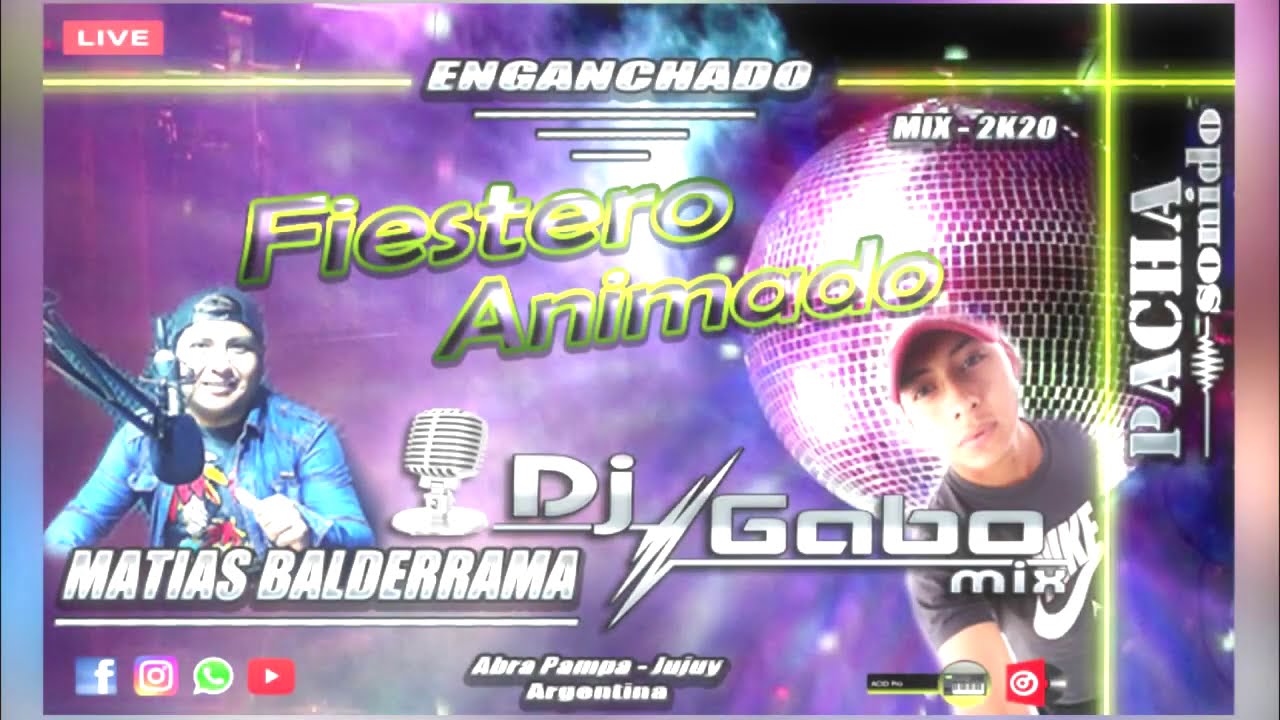 Fiestero Animado enVivo - Dj Gabo Mix/Matias Balderrama | Abra Pampa (Jujuy)