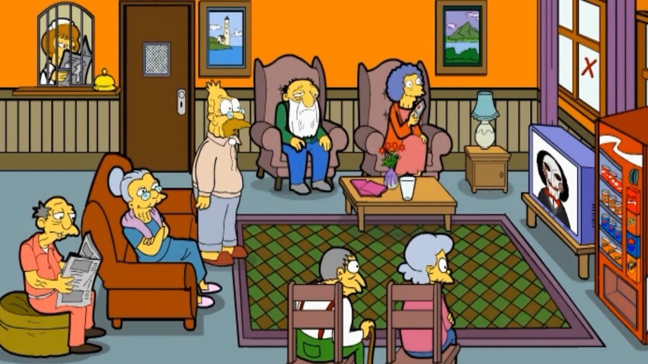 Abuelo Simpson Saw Game: Tenemos que liberar a la familia Simpson