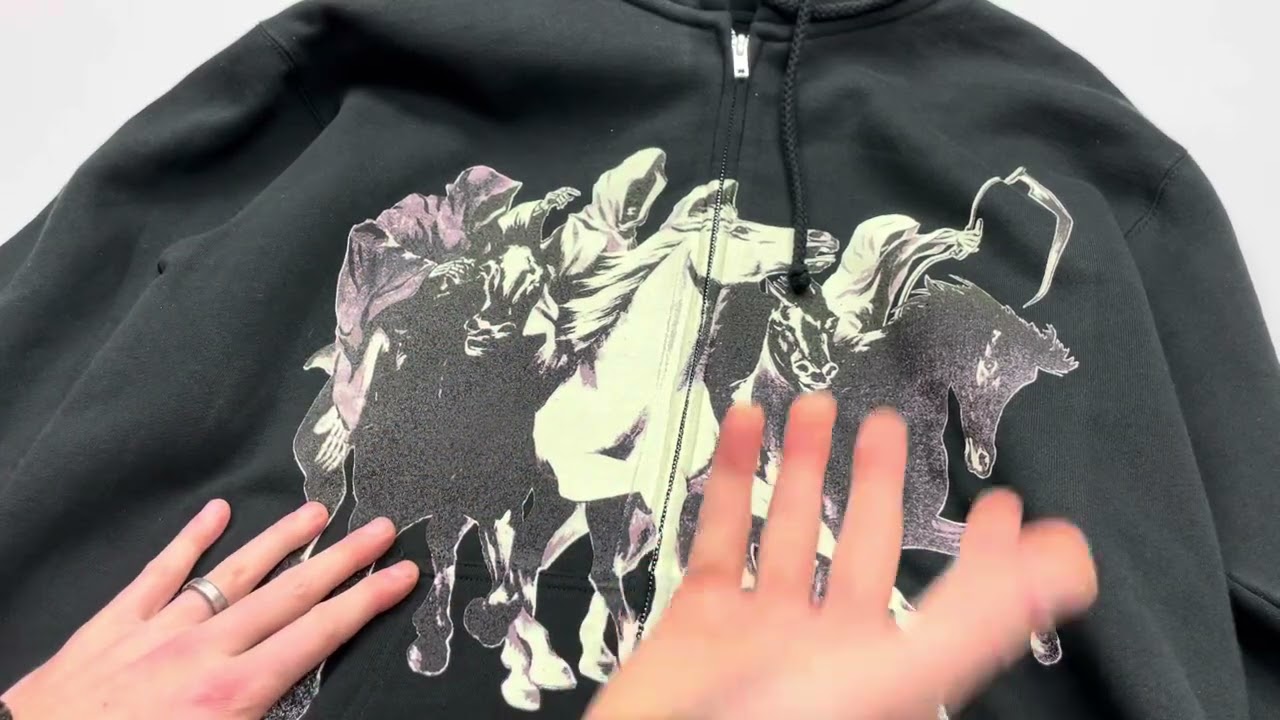 Oversized Printing, Screen Printing Over Zippers, and Kangaroo Pockets