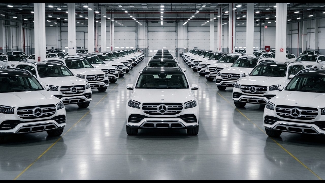 Inside a German Luxury Car Factory | How Mercedes GLS 800 Is Assembled (Full Process)