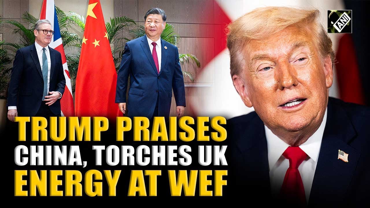 Trump lauds China, slams UK energy policy, brands renewables ‘historic hoax’ at Davos