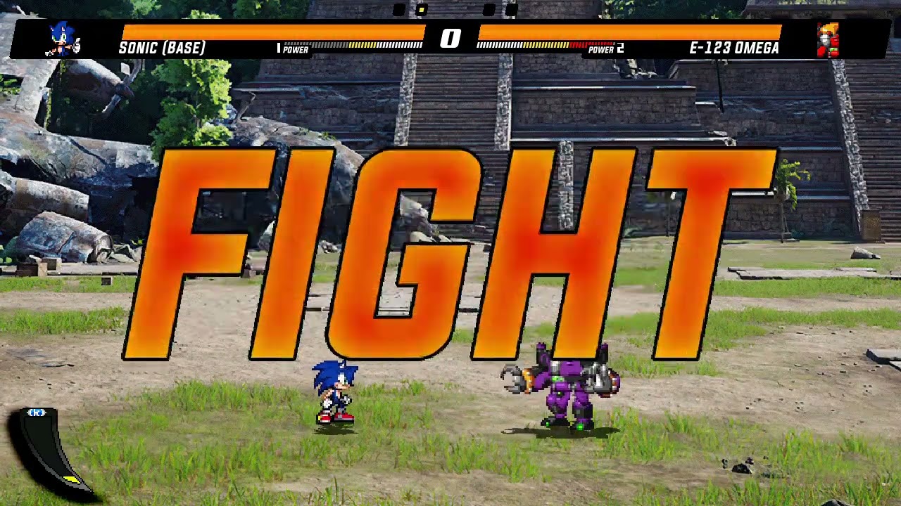 SBM V2 Base Sonic Vs E-123 Omega
