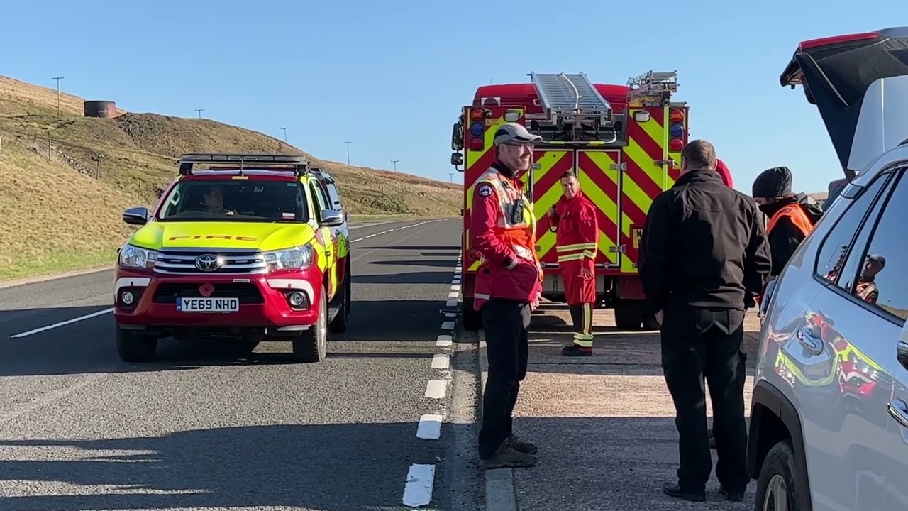 Moorland fire response April 2023