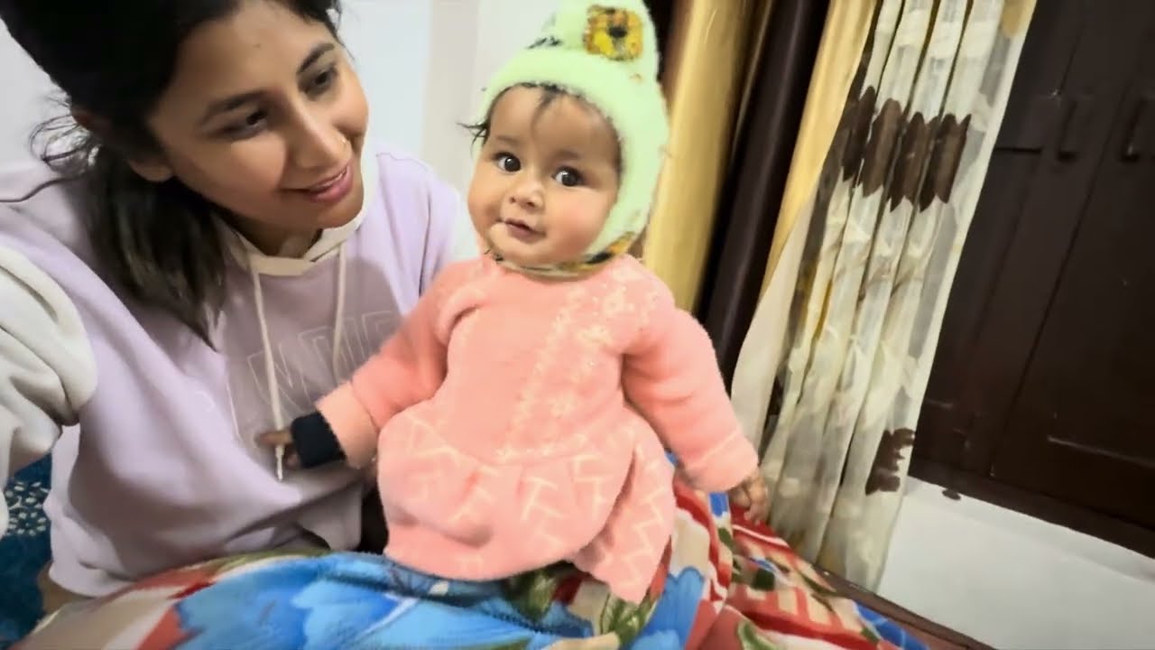 Gaura k niklne lage daath #shreyaaswal #baby 