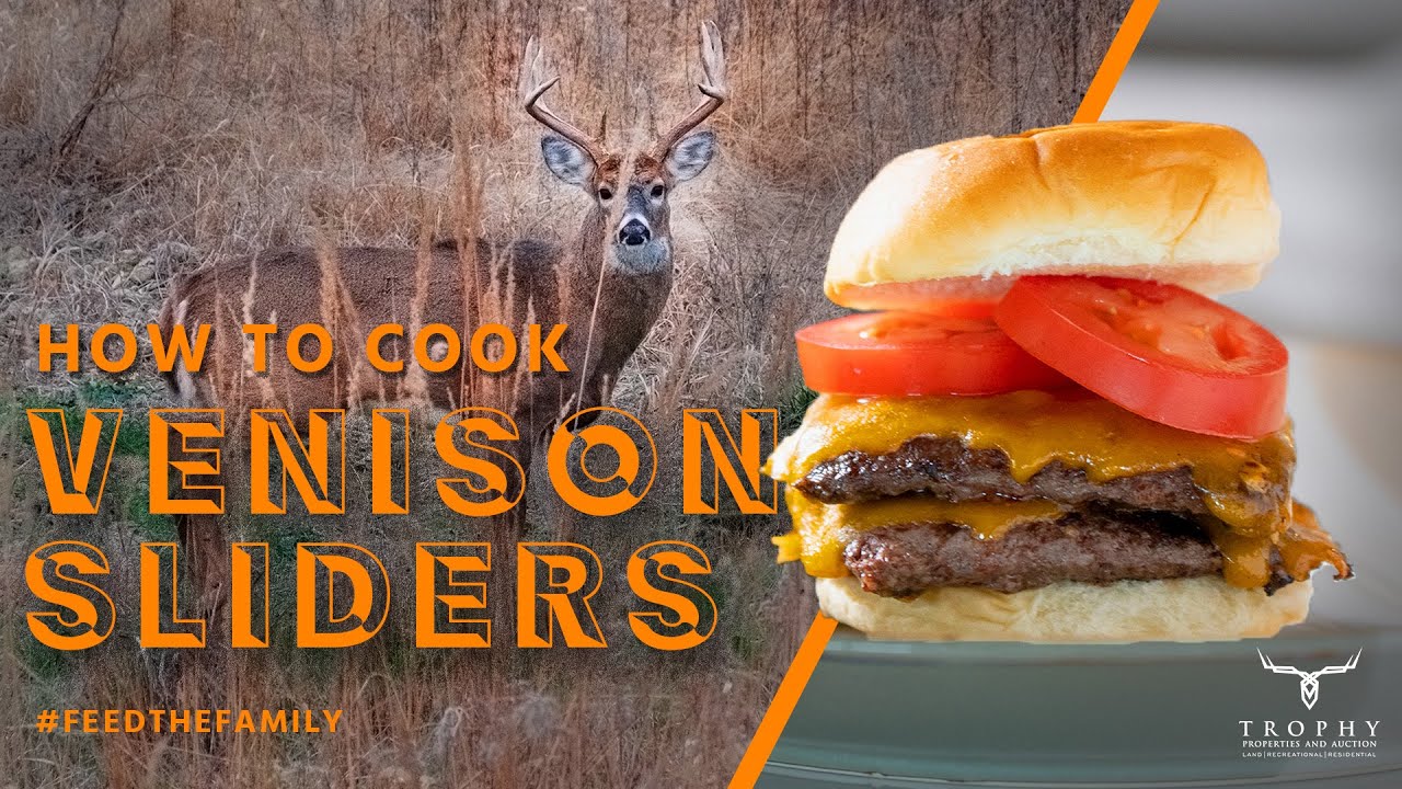 Wild Game Cooking: Venison Sliders - THE BEST WAY TO MAKE A BURGER!