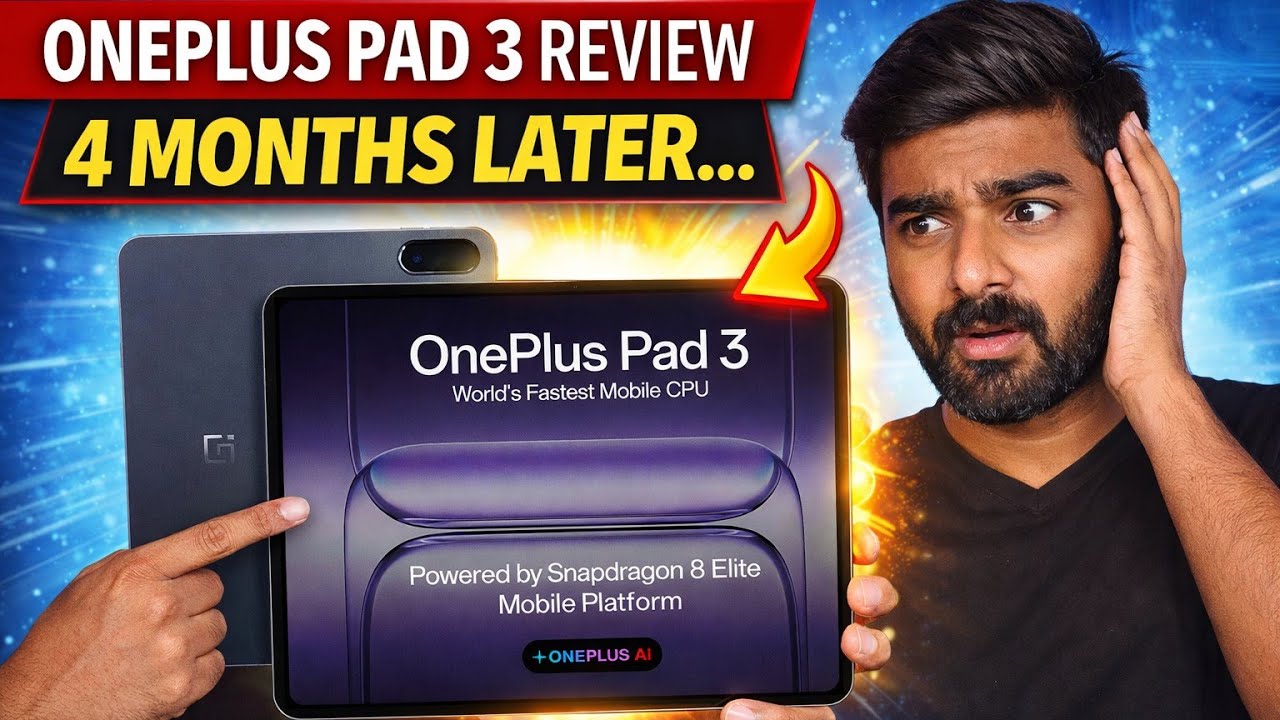 OnePlus Pad 3 😲4 Months Later! 🤯 Sach Mein 