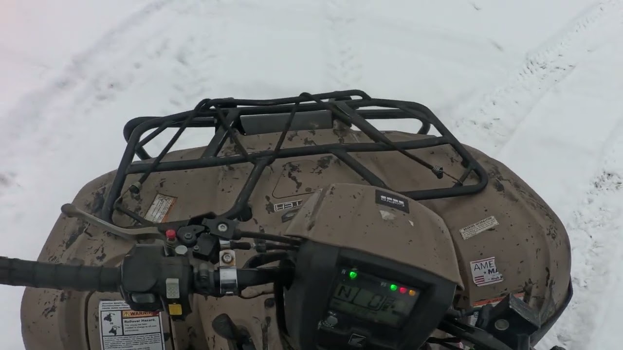 Riding around Birch Creek, Alaska