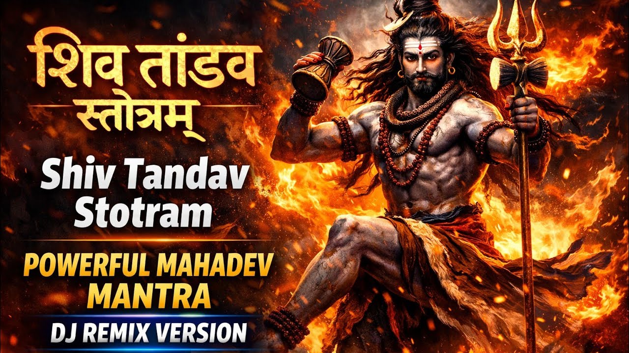 🔥शिव तांडव स्तोत्रम् | Shiv Tandav Stotram | Powerful Mahadev Mantra | High Bass Version / 2026 🔥