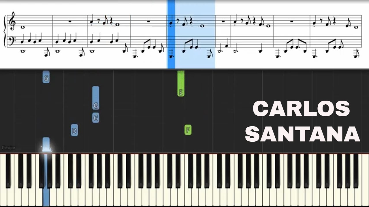 Black Magic Woman (Santana) on Piano - ADVANCED how to play tutorial