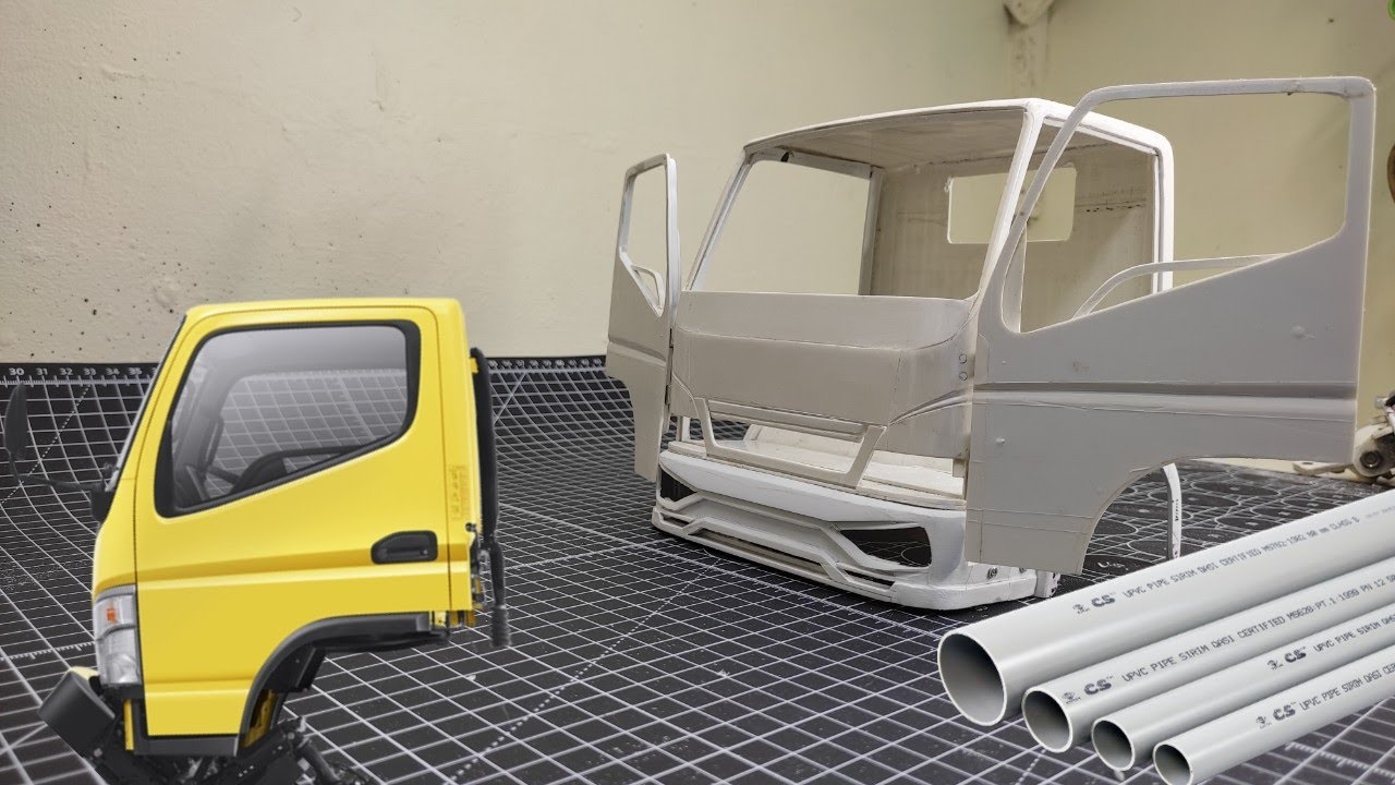 My way of making a Mitsubishi canter truck cabin