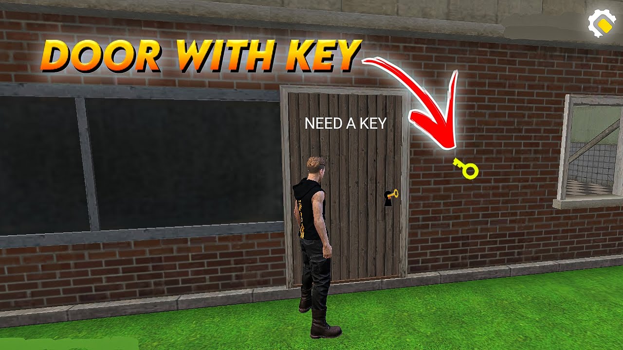 Make Door With Key Script Craftland | Free Fire