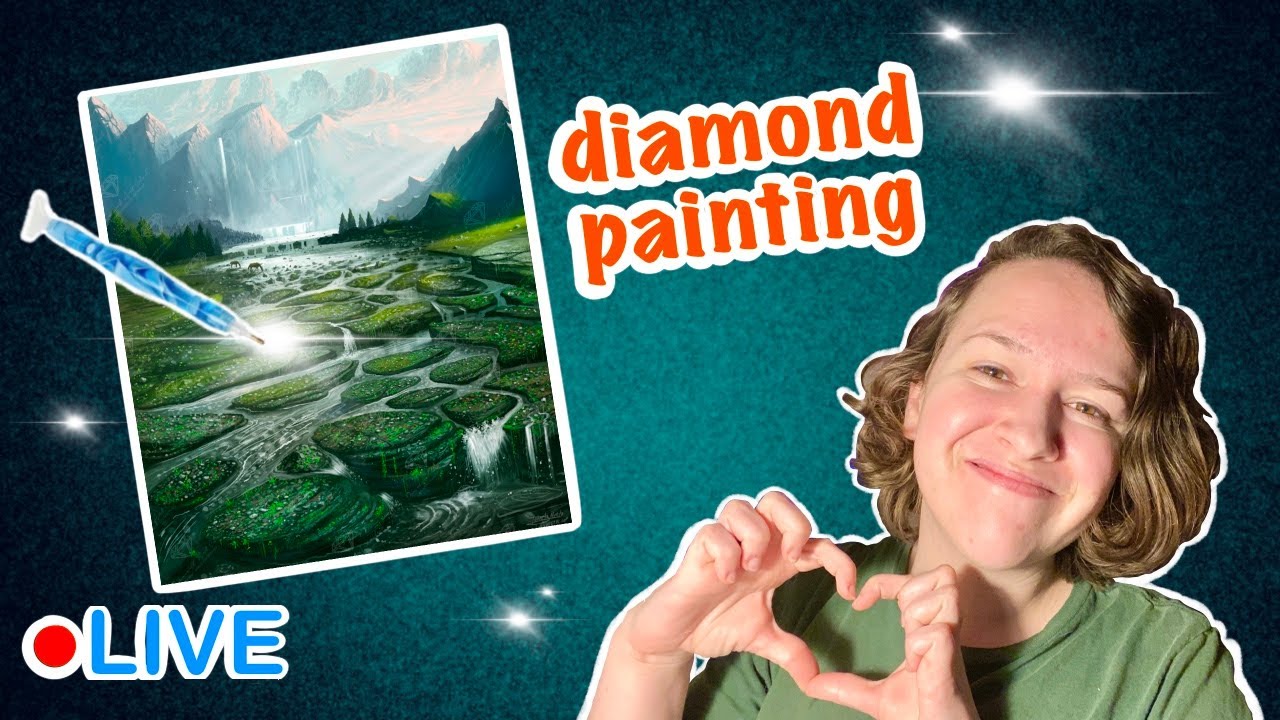 Diamond Painting Session 🔴 LIVE
