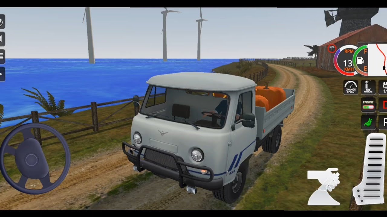 Offroad Mini Truck Hood Transport Simulator |  Drive On Dangerous Uphill Road Android Gameplay #28