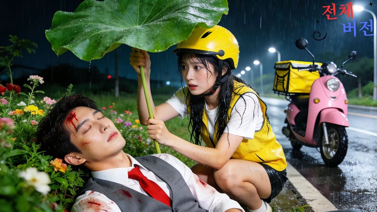 💕폭우 치는 밤, 배달 소녀가 다친 남자를 구했는데 그가 기억상실 CEO였다! 첫눈에 반해 바로 청혼!#cdrama #드라마 #kdrama
