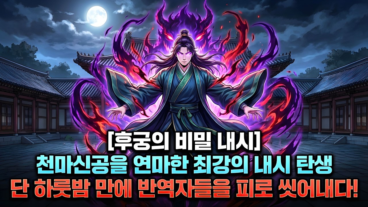 [충격실화] 하급 내시가 단 하룻밤 만에 황실을 피로 물들인 이유 (천마신공의 부활)