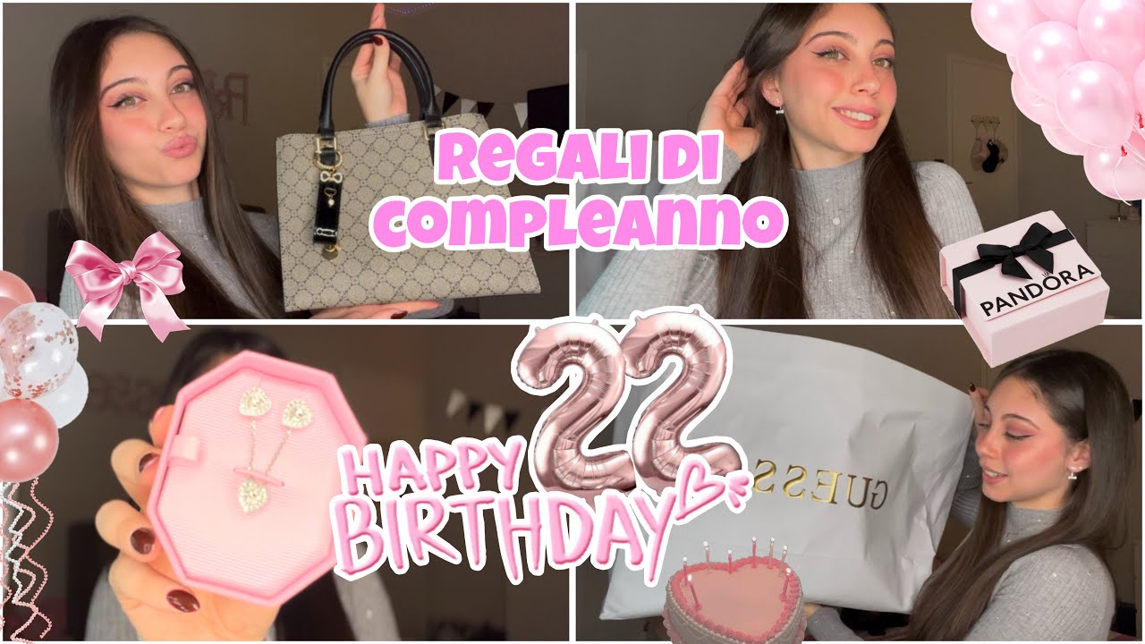 I MIEI REGALI DI COMPLEANNO 🎂🎀| 22nd birthday 