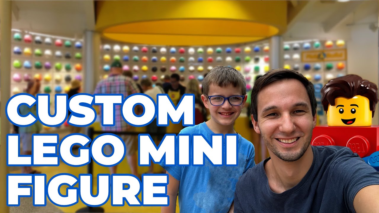 Мы построили собственную минифигурку Lego и исследовали магазин Lego в Disney Springs.