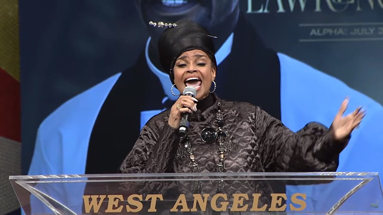 COGIC First Lady Karen Clark Sheard Tribute to Supt. Lawrence C. Blake - 