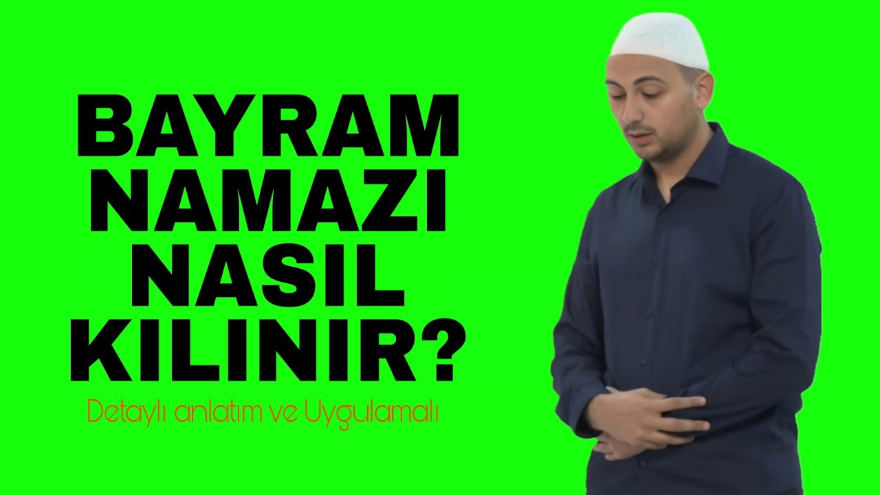 Bayram namazı nasıl kılınır? Uygulamalı video #bayramnamazı
