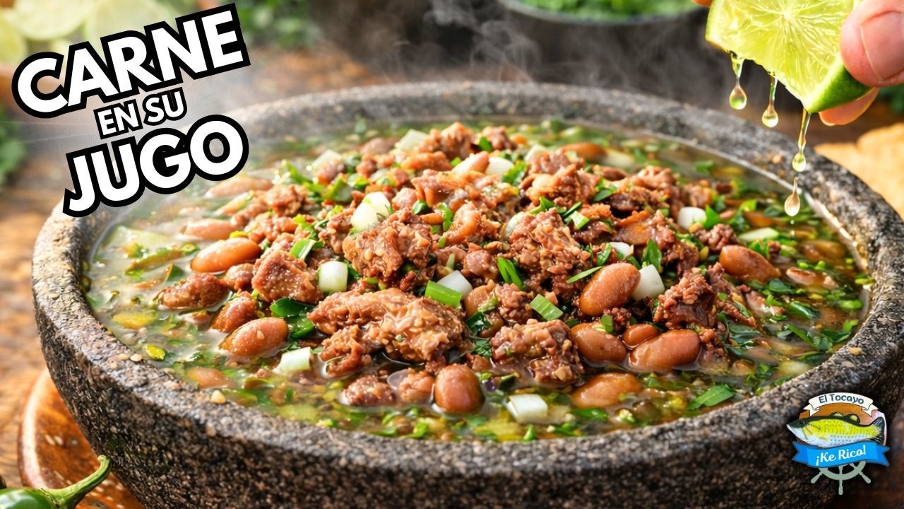 ¡La Mejor Carne en su Jugo al Estilo Jalisco! 🤤 Receta Casera y Fácil