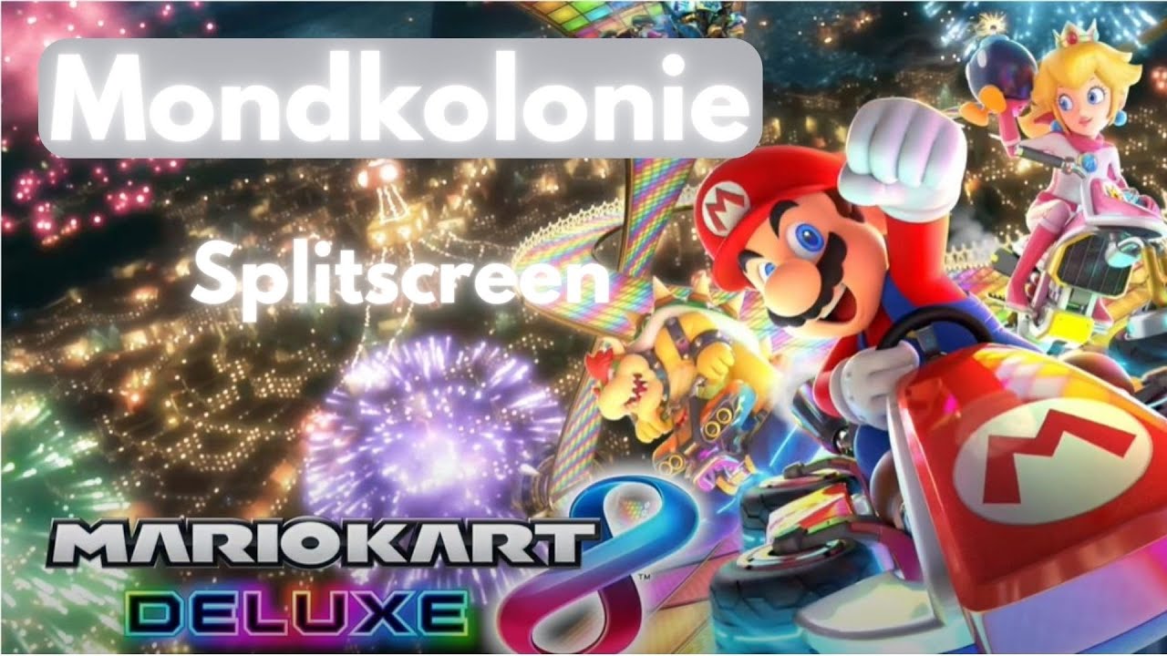 Mario Kart 8 - Switch Gameplay - M&uuml;nzj&auml;ger - Mondkolonie