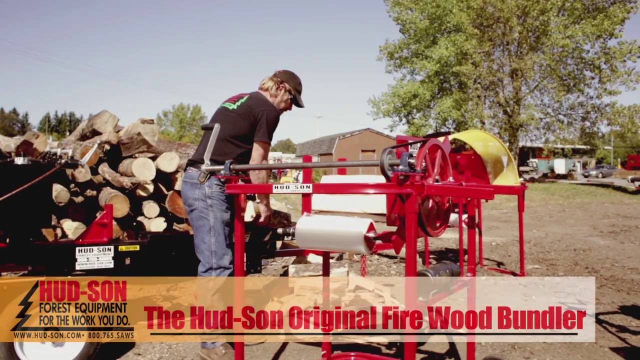 Hud-Son Forest Equipment Firewood Bundler #youtubevideo #youtube #firewood #firewoodbusiness #wood
