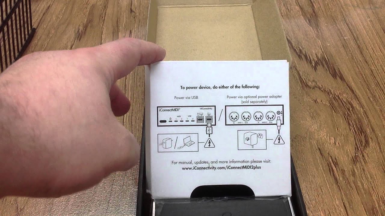 iConnectivity iConnectMIDI2+ unboxing video