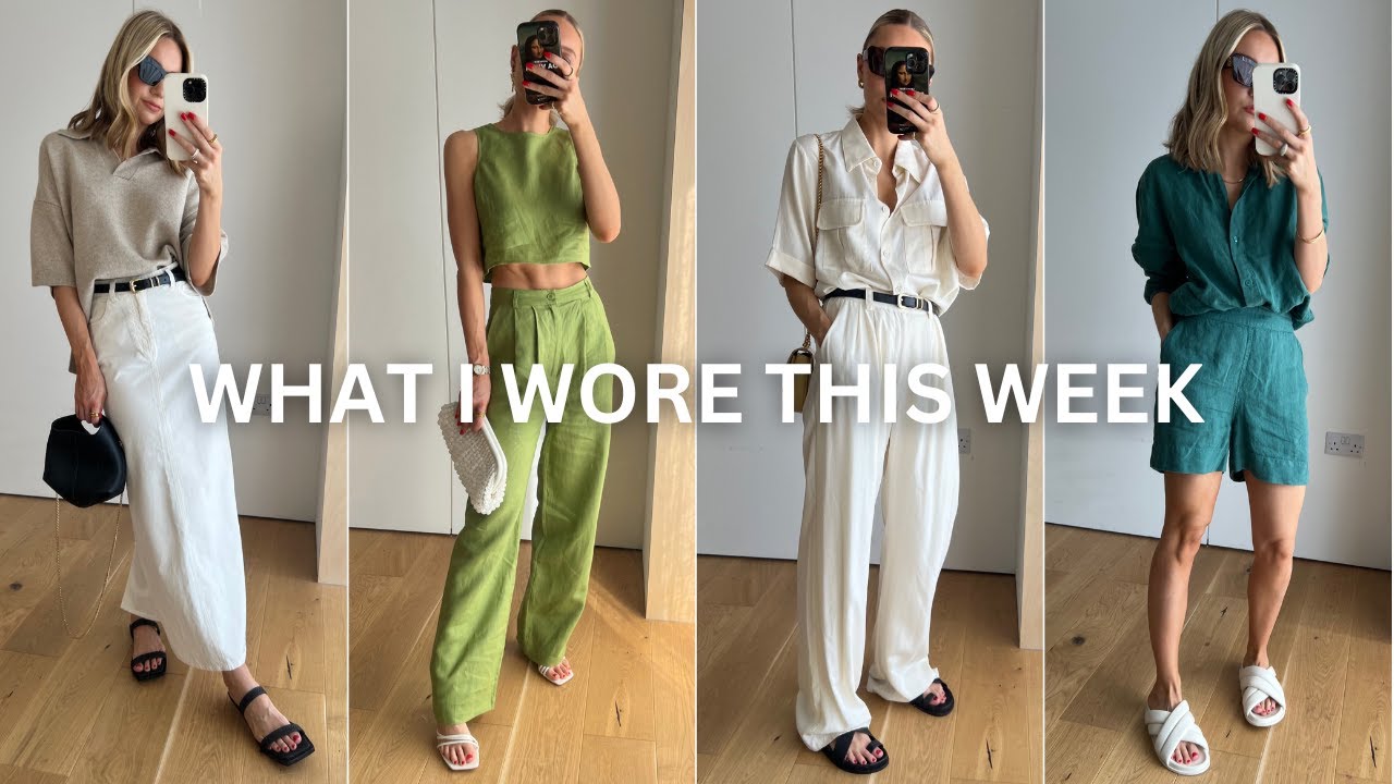 WHAT I WORE THIS WEEK (AND FINALLY SOME SUNNY DAY LOOKS!)