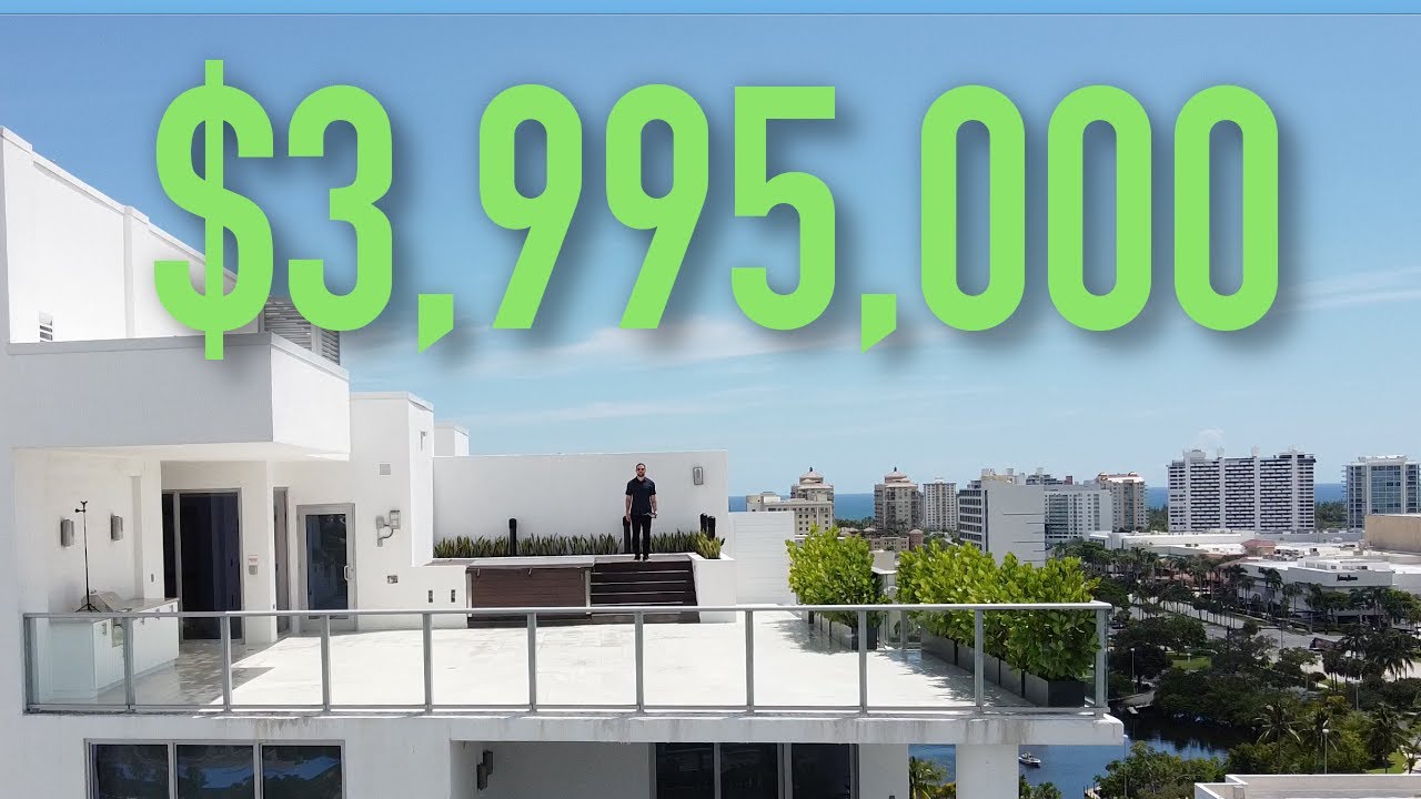 INSIDE A $3,995,000 TWO-STORY PENTHOUSE IN FORT LAUDERDALE / FLORIDA TOURS / EP: 29