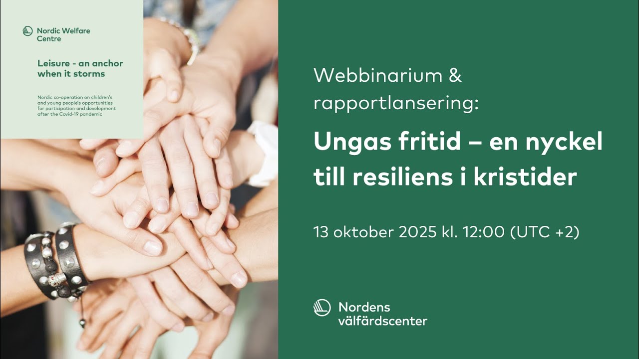 Ungas fritid – en nyckel till resiliens i kristider