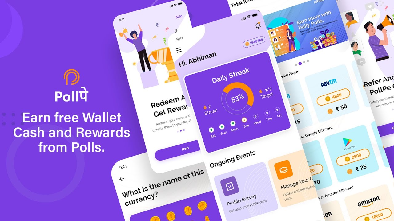 PollPe: Earn rewards with Daily Polls