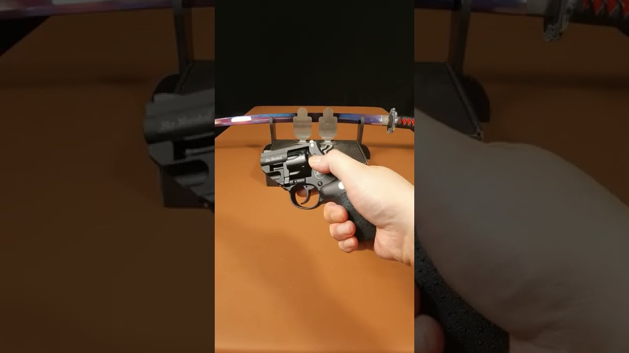 Sky Marshal Double Action Mini Revolver Toy