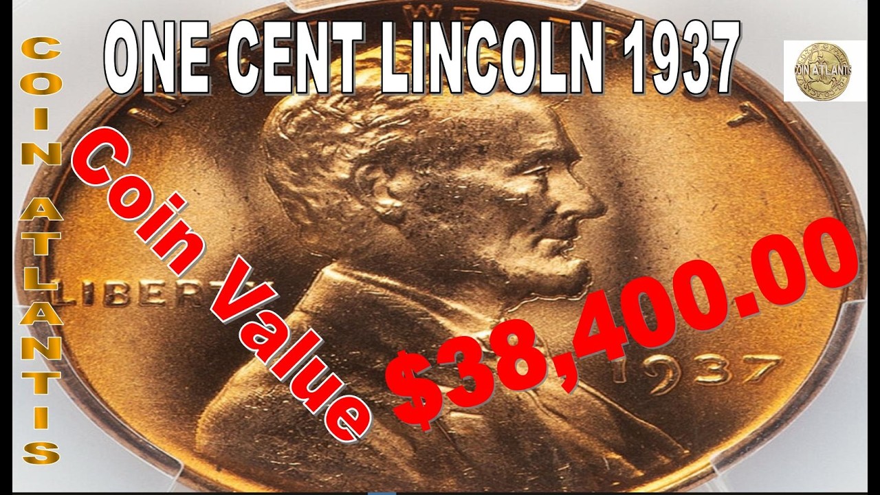 1937 Wheat Penny Coin Value.OVER $38,400.00