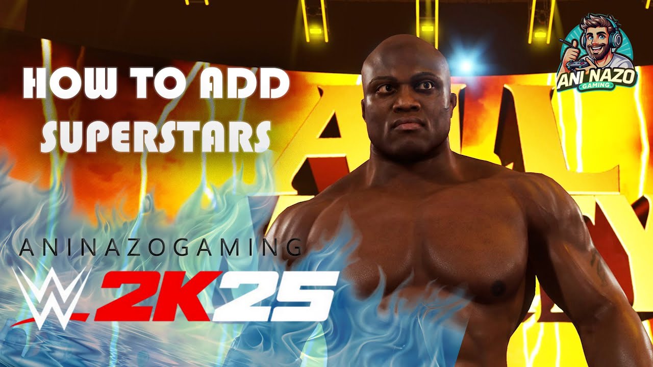 How to add any wrestler in WWE 2K25 w/ ATTIRES,  MOVESET, GFX & THEME - Very Easy Tutorial