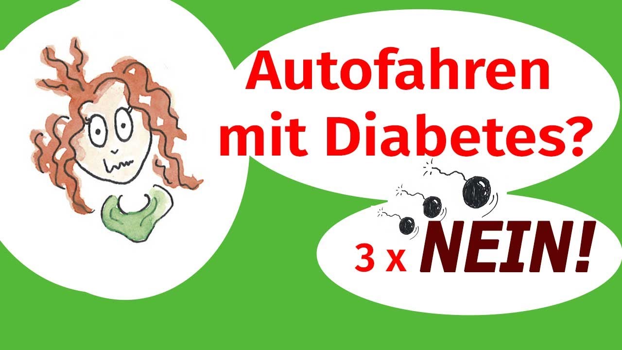 Die 3 Situationen mit Diabetes, in denen SIE NICHT Auto fahren sollten!