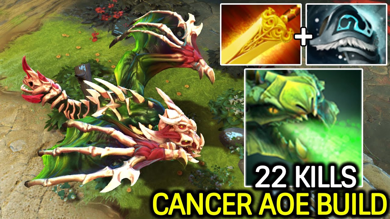 Viper Power of Cancer – Full AoE Damage with Radiance Build Dota 2