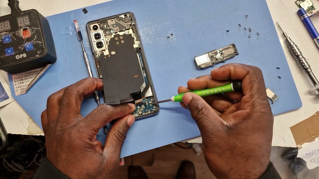 samsung S21 charging port replacement in 15 minutes