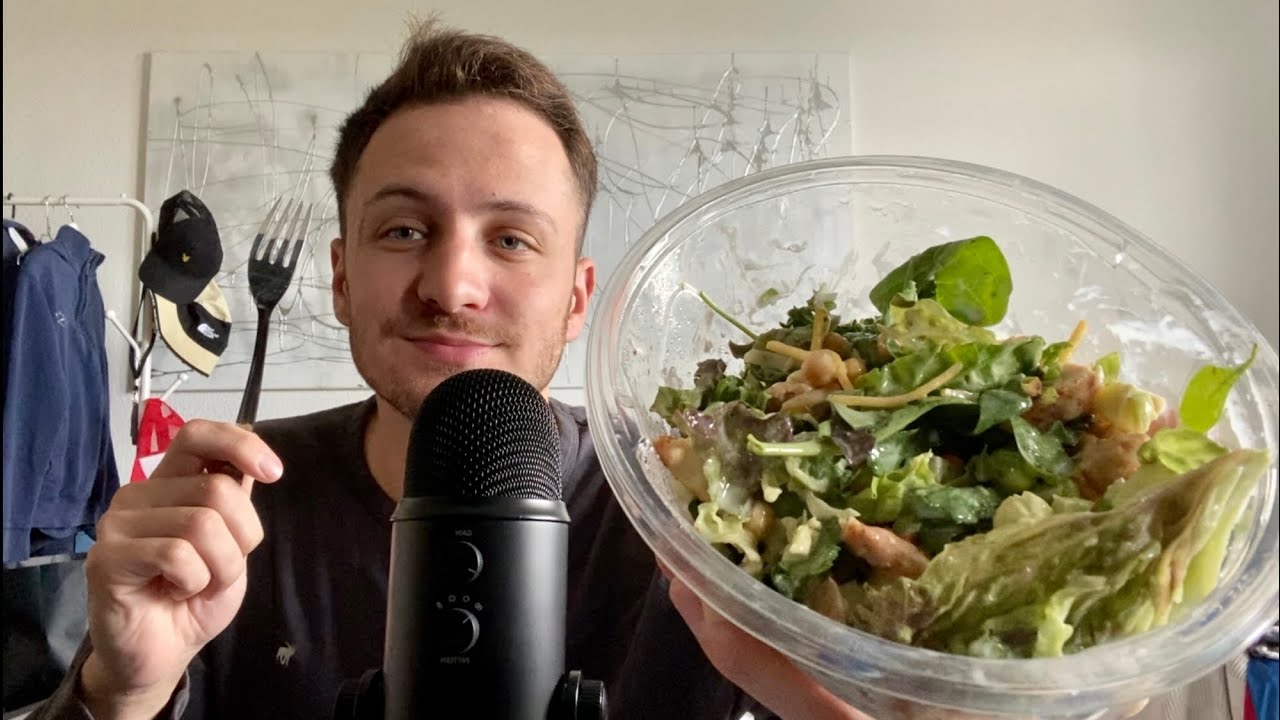 ASMR Salad Mukkbang 🥗🥬 (DEUTSCH/GERMAN)