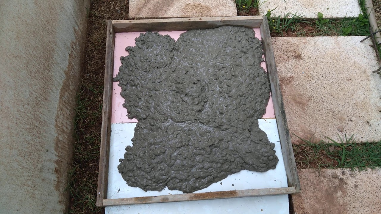 como fazer tampa de concreto