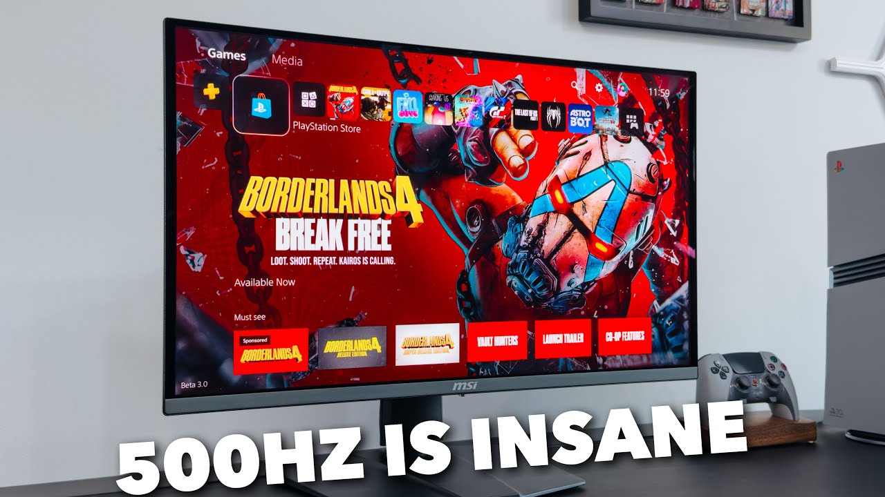NEW 500hz OLED Gaming Monitor (MSI 272QP) Unboxing + Impressions