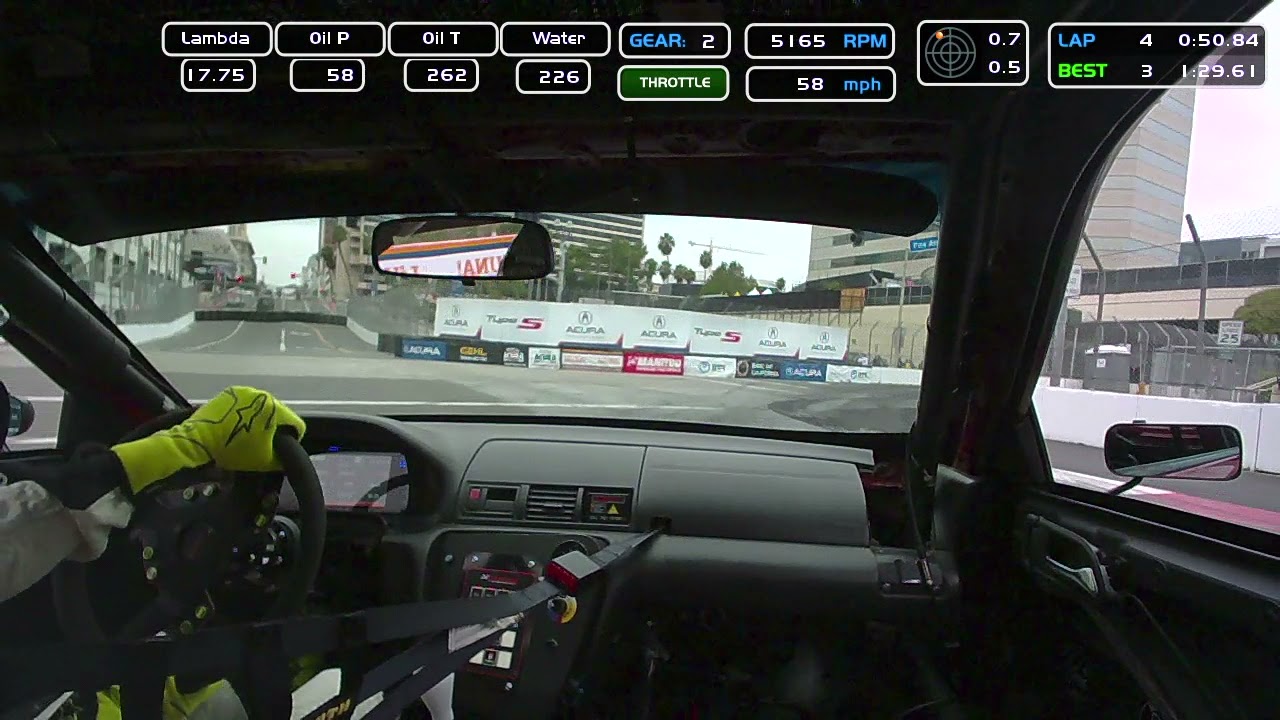 Global Time Attack at Long Beach Grand Prix-  Sunday shootout fastlaps RAW