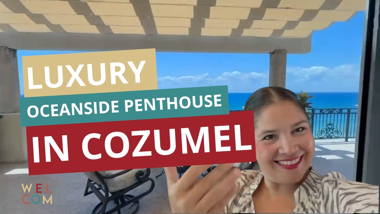 Luxury Beachfront Penthouse in Cozumel, Mexico | Property Tour 2026