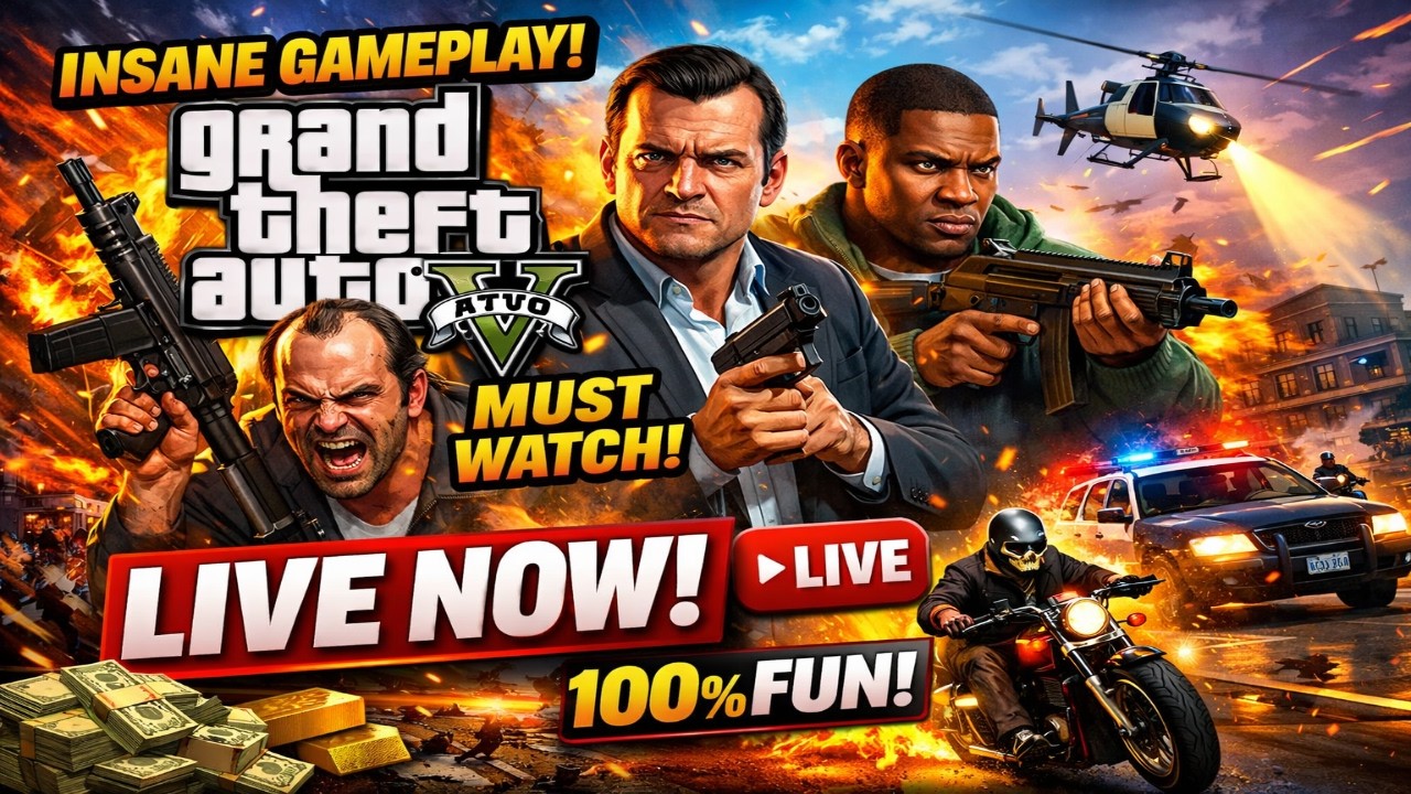🔴 GTA 5 LIVE INDIA | Crazy Missions, Heists & Money Grinding 💰