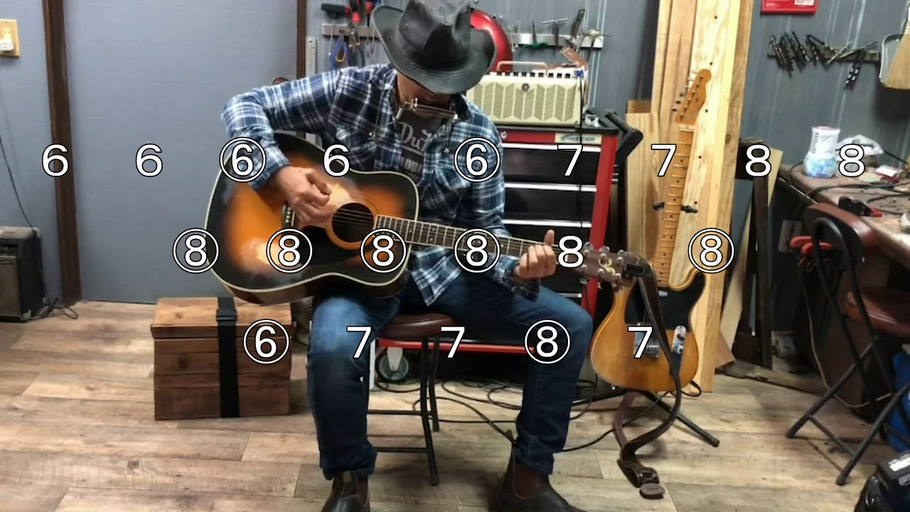Take me home, Country roads  Guitar & Harmonica Cover　Key G