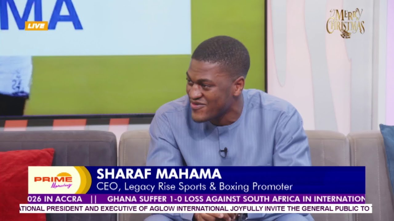 Ghana is seen as a football nation, but there are a lot of people who love boxing &ndash; Sharaf Mahama