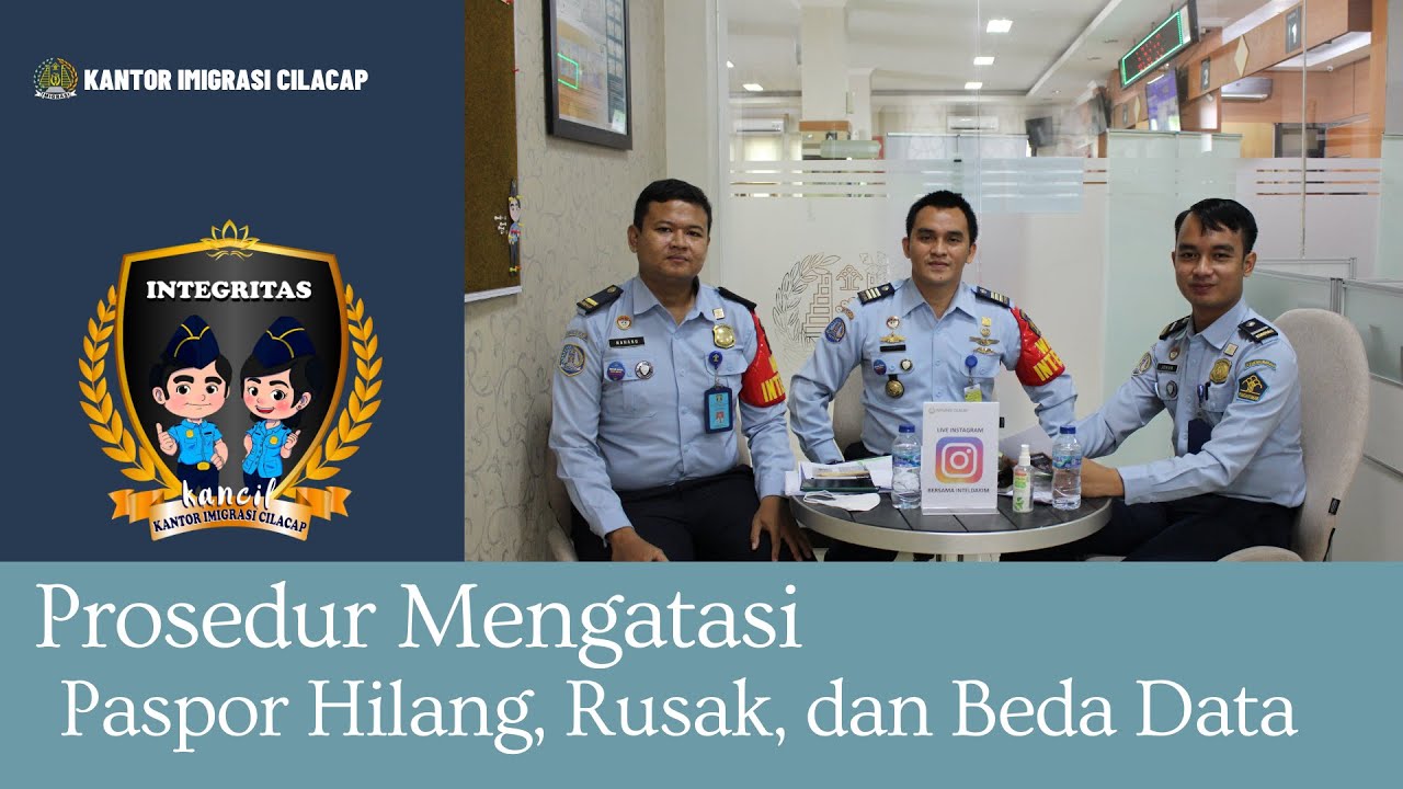 Prosedur Mengatasi Paspor Hilang, Paspor Rusak dan Perbedaan Data