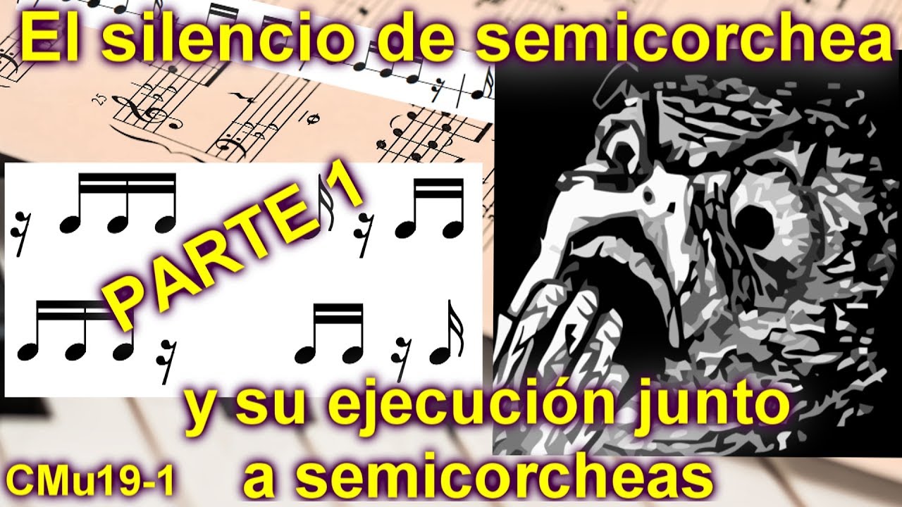 Cómo hacer un silencio de semicorchea junto a semicorcheas. Lección musical 19-1, CLASE INTERACTIVA