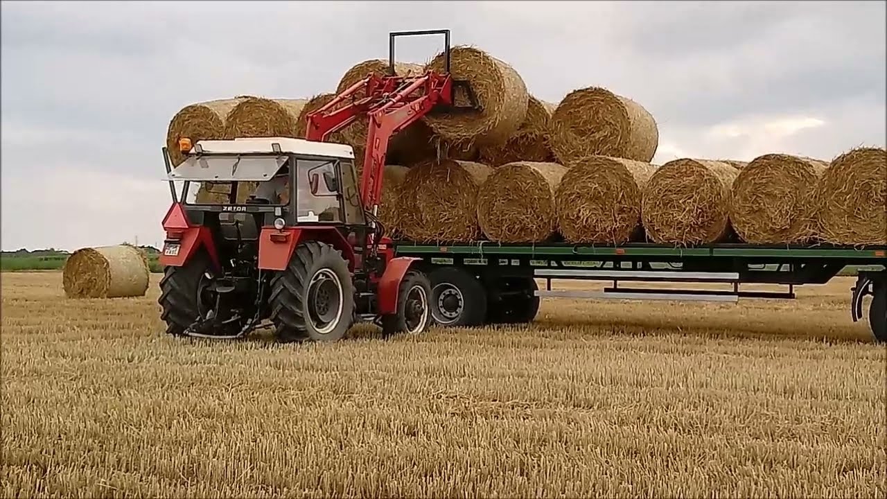 Akcja słoma 2021- zwożenie slomy w GR NOWOJEWO - żniwa 2021