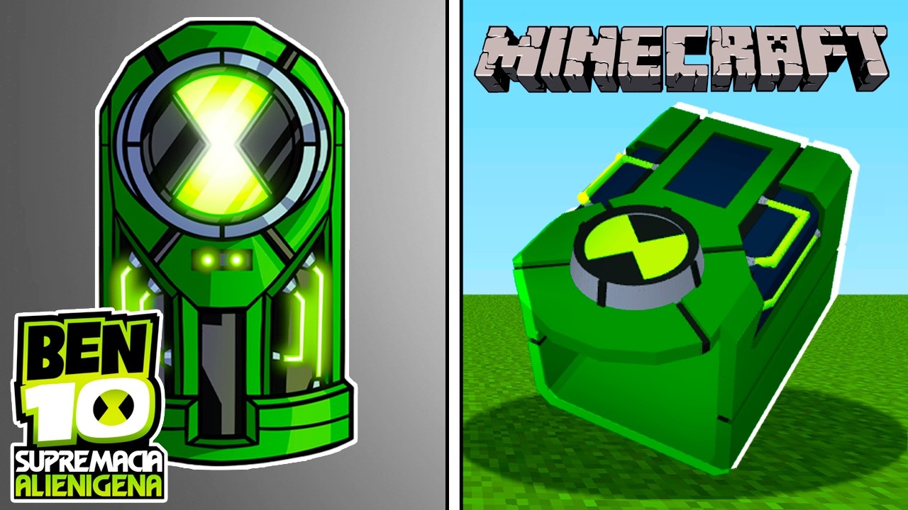 RECRIEI O SUPER OMNITRIX DO BEN 10 NO MINECRAFT